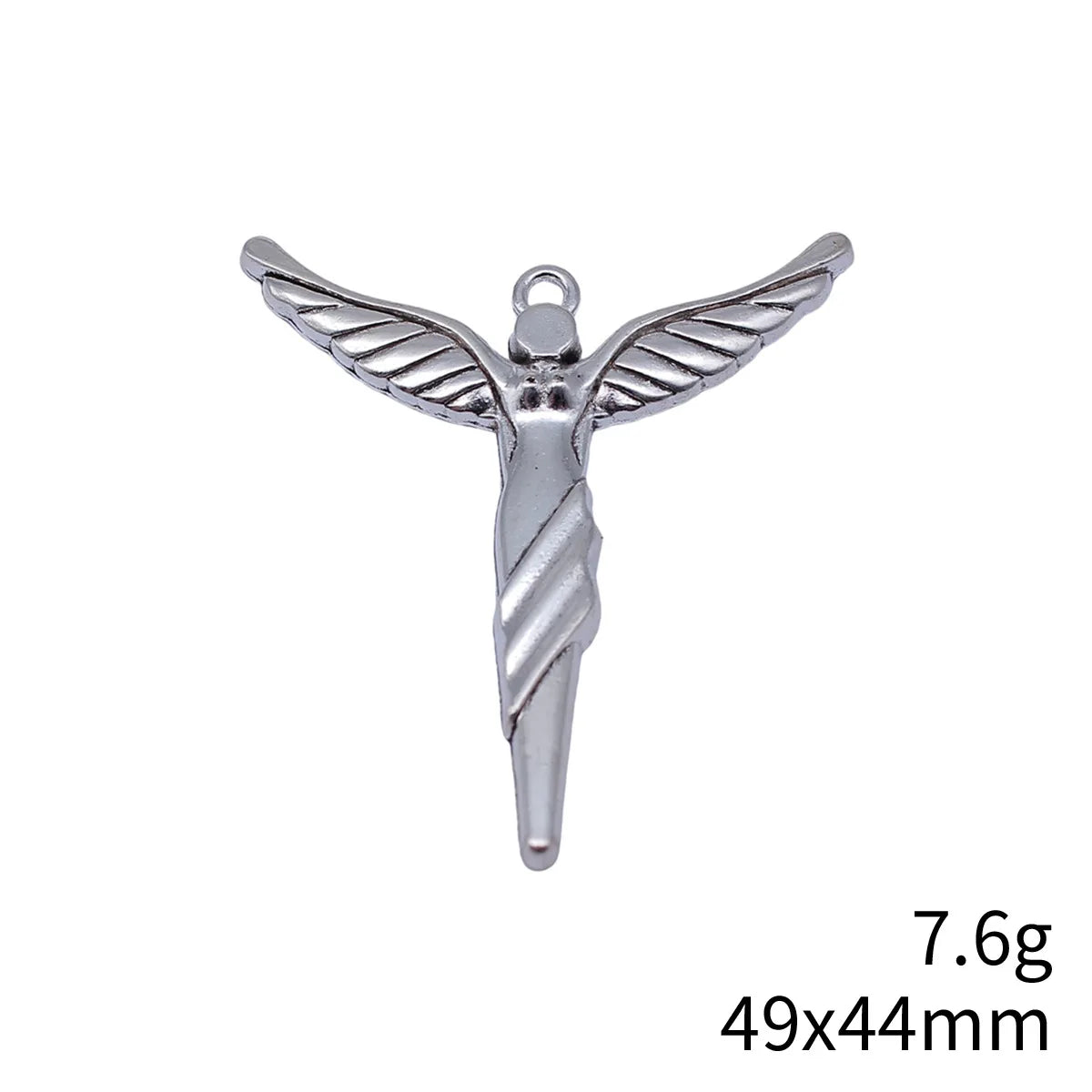 49x44mm 7.6g Multicolor Zinc Alloy Angel Charm Pendant for DIY Necklace Bracelet Jewelry Making