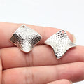 22x22mm 4.2g Multicolor Zinc Alloy Twisted Line Diamond Charm Pendant for DIY Necklace Bracelet Making
