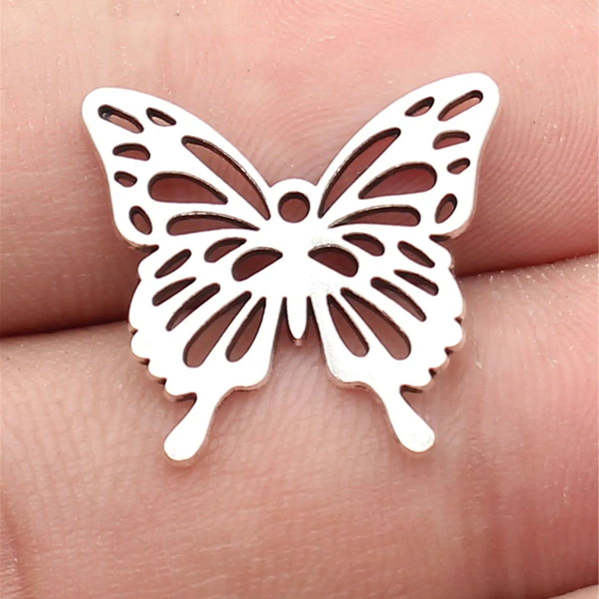 21x19mm 1.1g Antique Silver Zinc Alloy Butterfly Charm Pendant for DIY Necklace Bracelet Jewelry Making