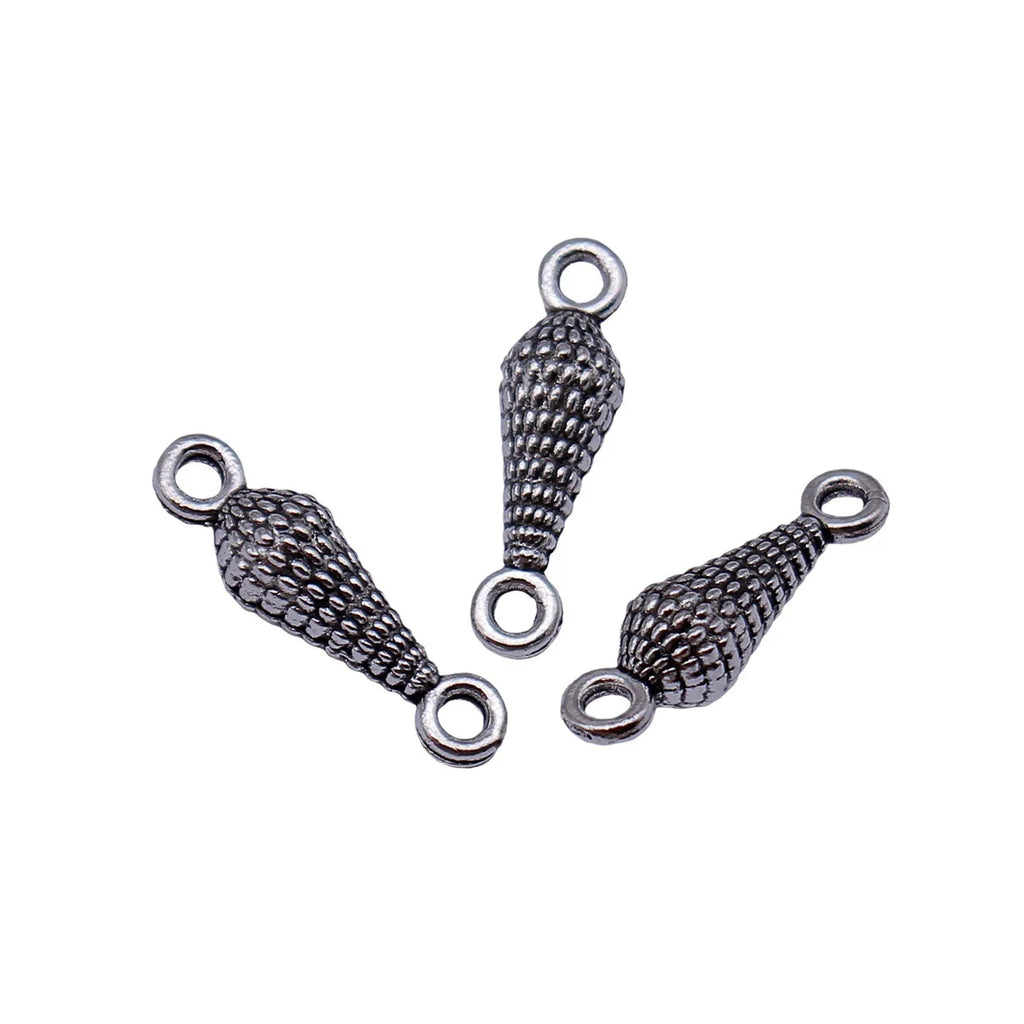 20x5.9mm 1.1g Antique Silver Zinc Alloy Teardrop Connector Charm for DIY Earrings Bracelet Making