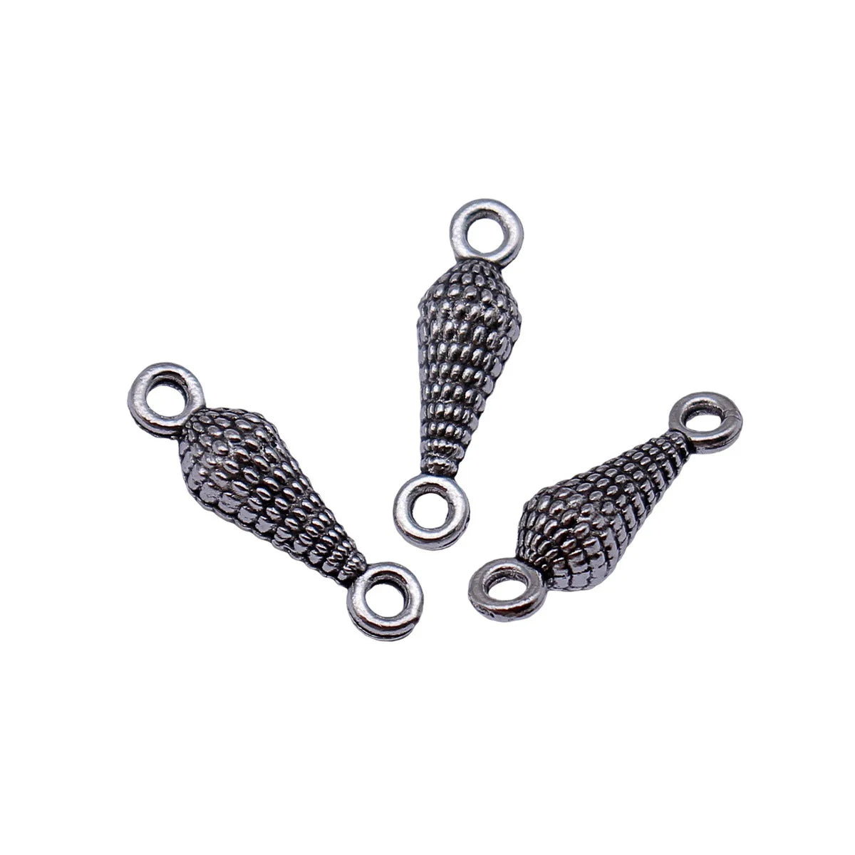 20x5.9mm 1.1g Antique Silver Zinc Alloy Teardrop Connector Charm for DIY Earrings Bracelet Making