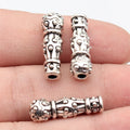 23x7.4x7.4mm 2.8g Antique Silver Zinc Alloy Imam Prayer Rosary Loose Metal Beads for Tasbih Jewelry Making