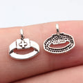 11x11mm 0.39g Antique Silver Zinc Alloy Nurse Hat Nurse Cap Charm Pendant for DIY Necklace Bracelet Jewelry