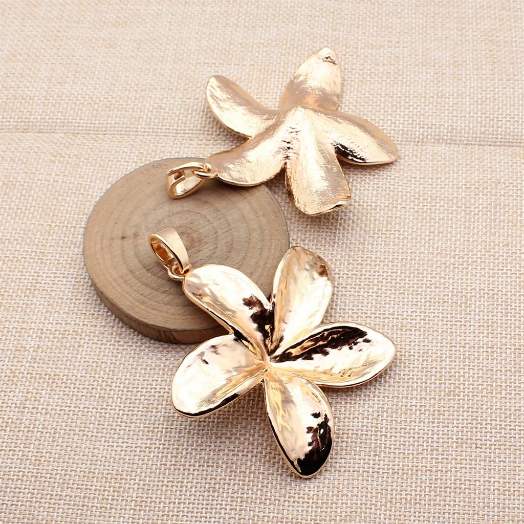 85x72mm 42g Multicolor Zinc Alloy Large Flower Charm Pendant for Statement DIY Necklace Making