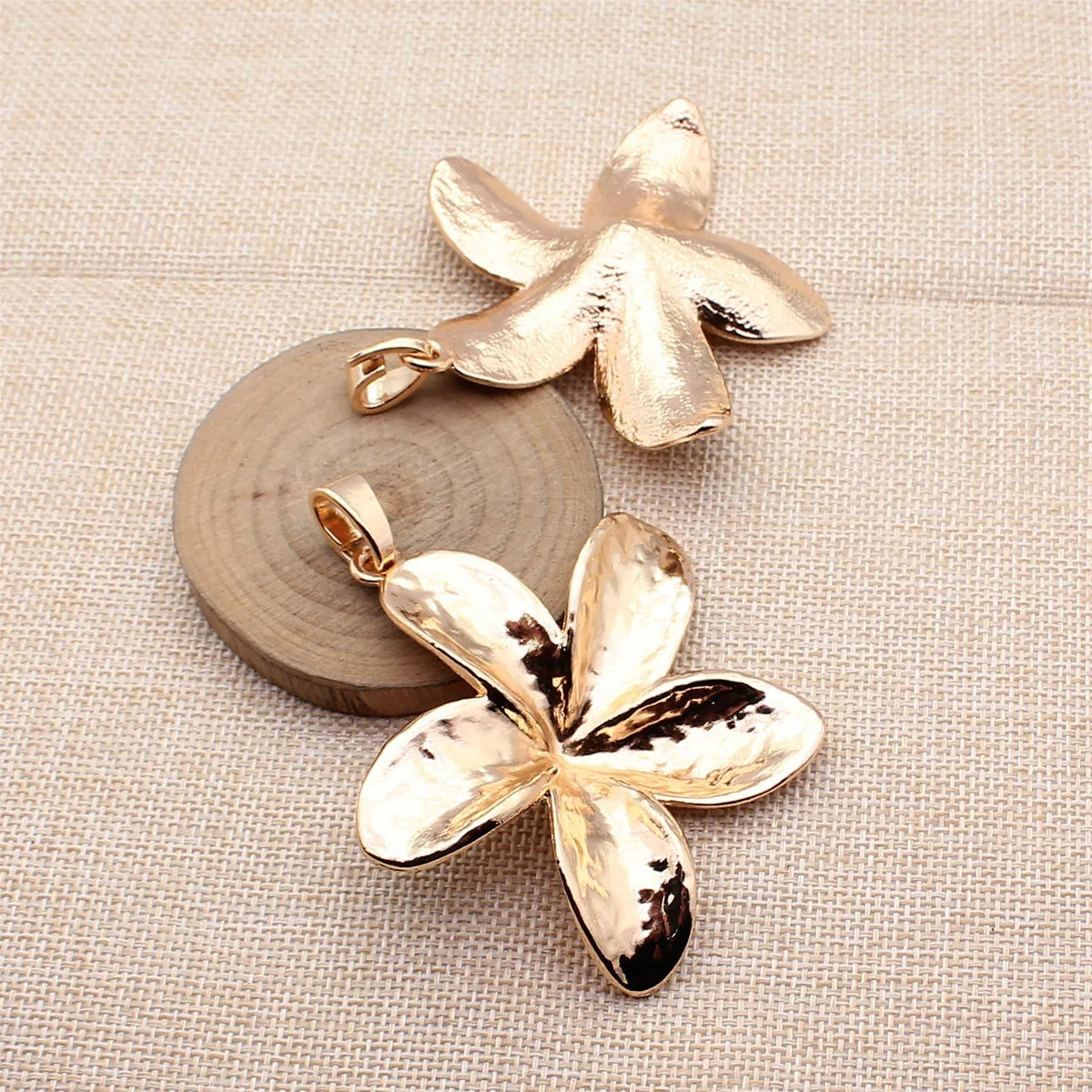85x72mm 42g Multicolor Zinc Alloy Large Flower Charm Pendant for Statement DIY Necklace Making