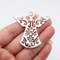 58x56mm 10.4g Multicolor Zinc Alloy Angel Charm Pendant for DIY Necklace Bracelet Jewelry Making