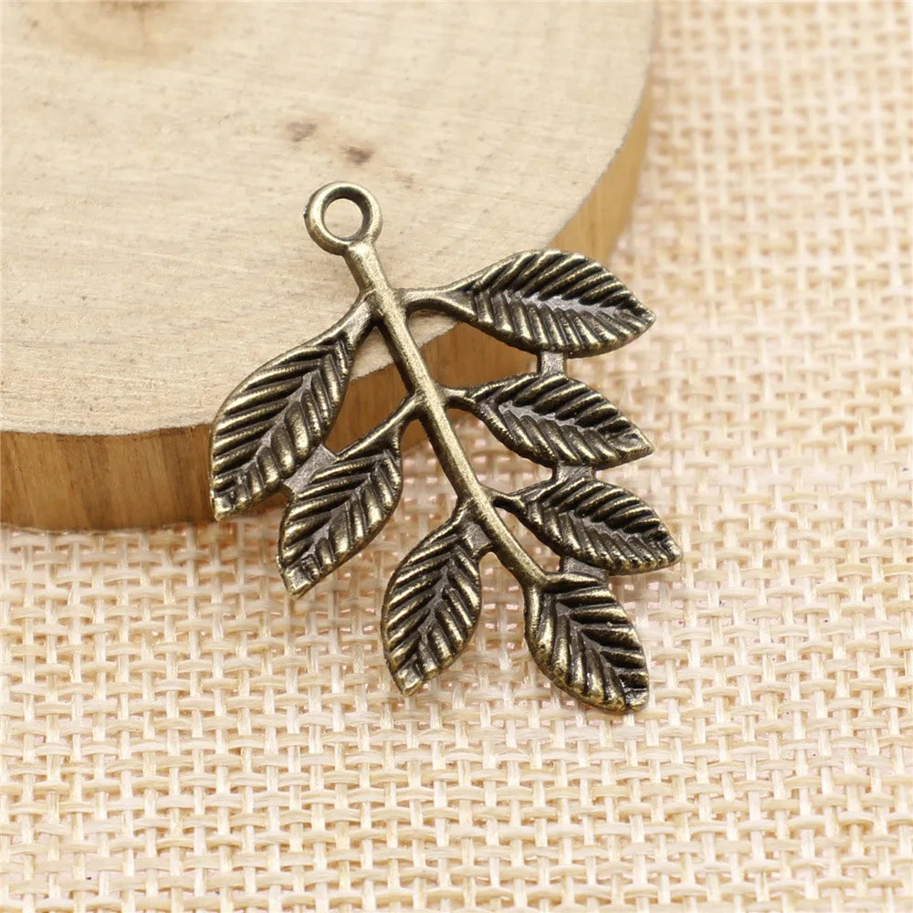 34x28mm 2.3g Multicolor Zinc Alloy Tree Branch Charm Pendant for DIY Necklace Bracelet Jewelry