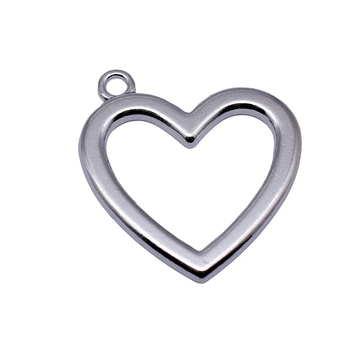 42x39mm 12.2g Antique Silver Zinc Alloy Hollow Heart large charm pendant for DIY necklace jewelry making