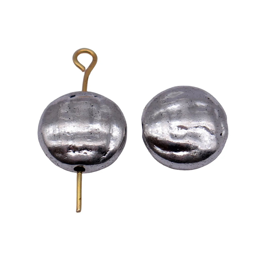 11x11x5mm 2.2g Antique Silver Zinc Alloy Round Flat Spacer Beads for DIY Bracelet Necklace Making