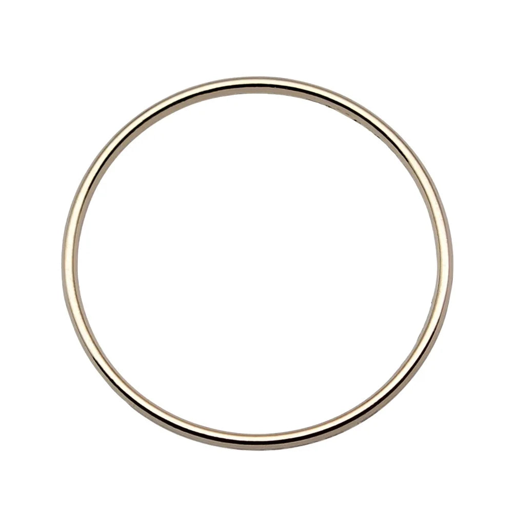 33x33mm 1.5g KC Gold Zinc Alloy Round Ring Charm Pendant for DIY Necklace Bracelet Jewelry Making