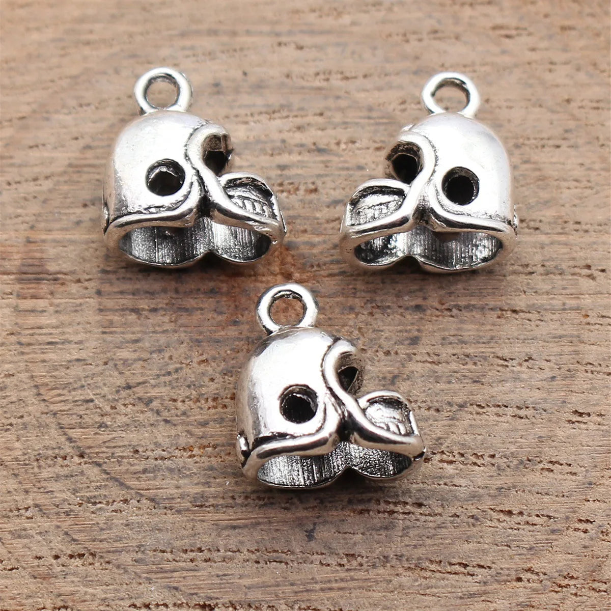 13x12x7.5mm 1g Antique Silver Zinc Alloy 3D Helmet Charm Pendant for DIY Necklace Bracelet Making