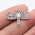 30x26mm 2.7g Antique Silver Zinc Alloy Dragonfly Charm Pendant for DIY Necklace Bracelet Jewelry Making