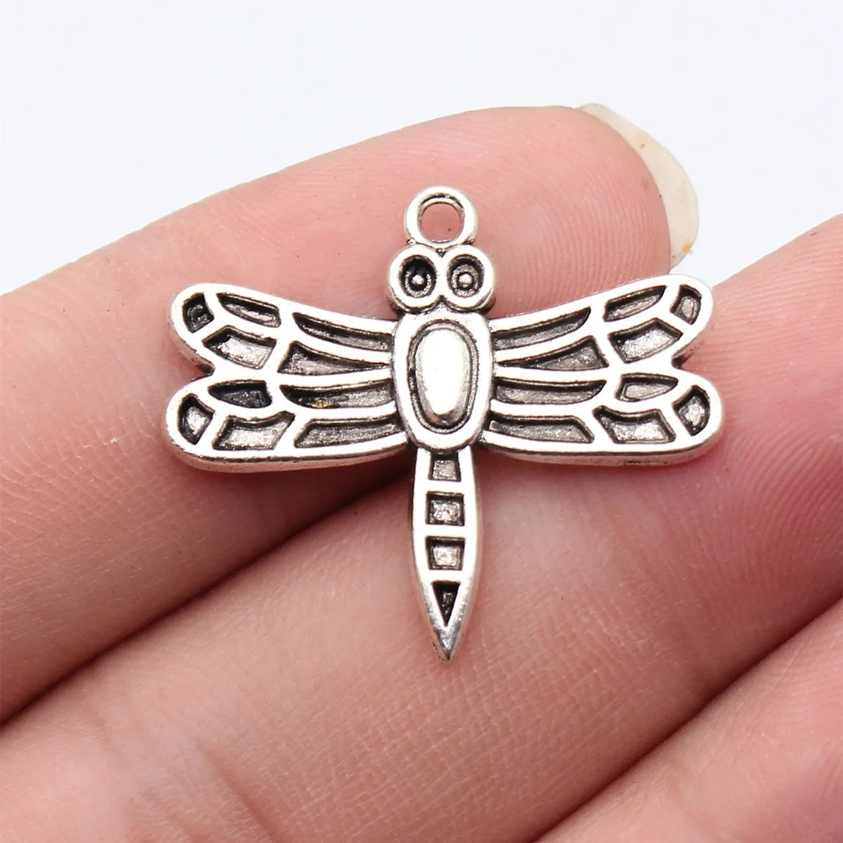 30x26mm 2.7g Antique Silver Zinc Alloy Dragonfly Charm Pendant for DIY Necklace Bracelet Jewelry Making