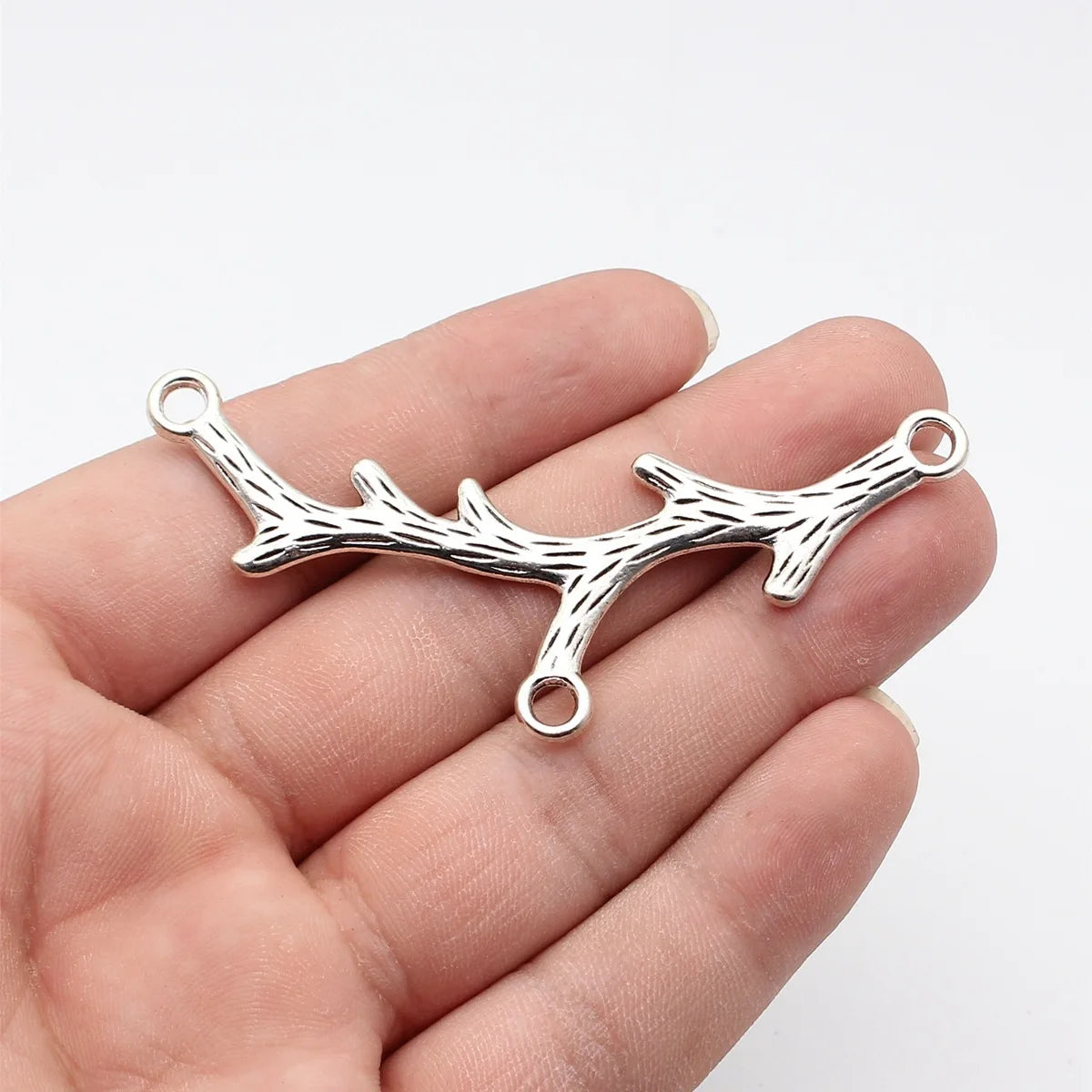 80x36mm 8.5g Multicolor Zinc Alloy Tree Branch Connector Charm for DIY Earrings Necklace Jewelry Making