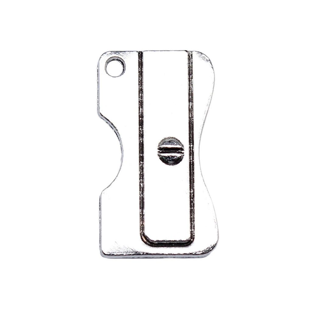 24x13mm 1.9g Antique Silver Zinc Alloy Pencil Sharpener Charm Pendant for DIY Necklace Bracelet