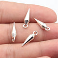 18x5x5mm 0.9g Antique Silver Zinc Alloy Awl Charm Pendant for DIY Bracelet Necklace Making