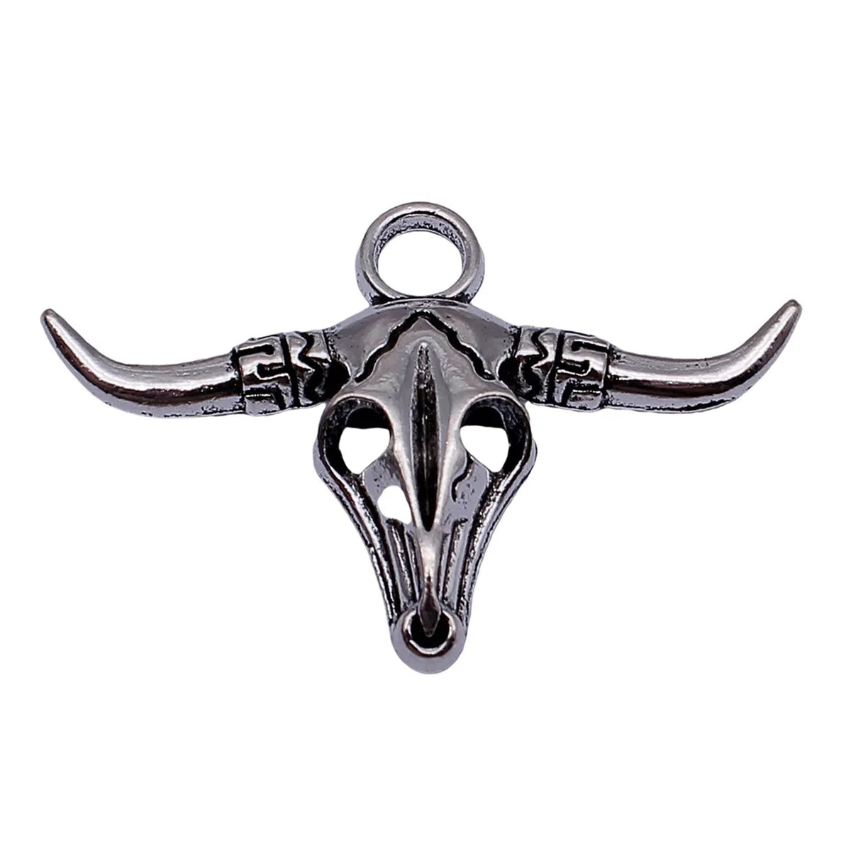 46x30mm 2.8g Multicolor Zinc Alloy Bull Skull Bull Head charm pendant for DIY necklace bracelet jewelry making
