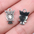 17x11mm 1.1g Multicolor Zinc Alloy Owl Cat Charm Pendant for DIY Necklace Bracelet Jewelry Making