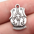 23x15mm 1.7g Antique Silver Zinc Alloy Armor Charm Pendant for DIY Necklace Bracelet Jewelry Making