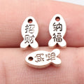 11x6x2.1mm 0.67g Antique Silver Zinc Alloy Small Fish Charm Pendant for DIY Bracelet Necklace Jewelry