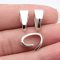 16x13x7.2mm 1.7g Multicolor Zinc Alloy Melon Seed Shape Pendant Bail for DIY Necklace and Bracelet Making