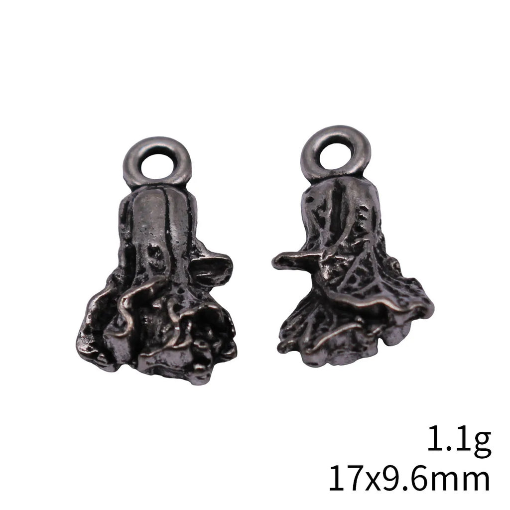 17x9.6mm 1.1g Antique Silver Zinc Alloy 3D Cabbage Charm Pendant for DIY Necklace Bracelet Jewelry