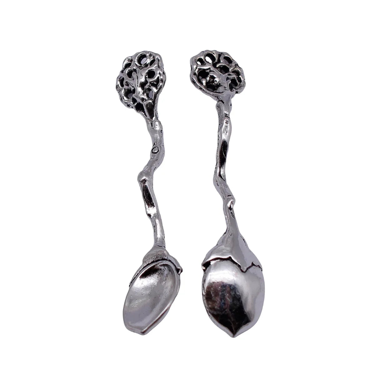 70x14mm 5.7g Antique Silver Zinc Alloy Acorn Spoon Charm Pendant for DIY Necklace Jewelry Making