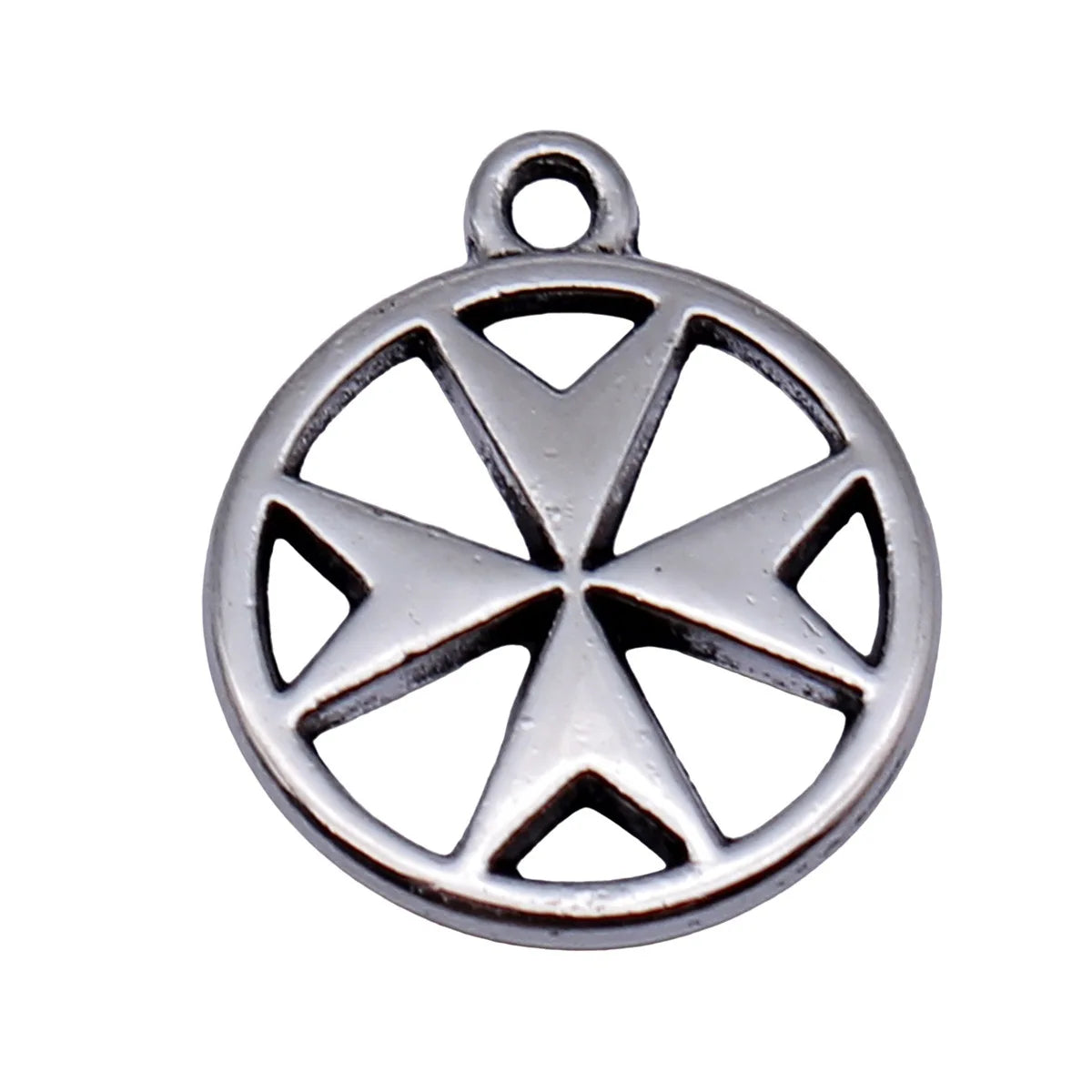 16x14mm 1.1g Antique Silver Zinc Alloy Malta Cross Charm Pendant for DIY Necklace Bracelet Jewelry