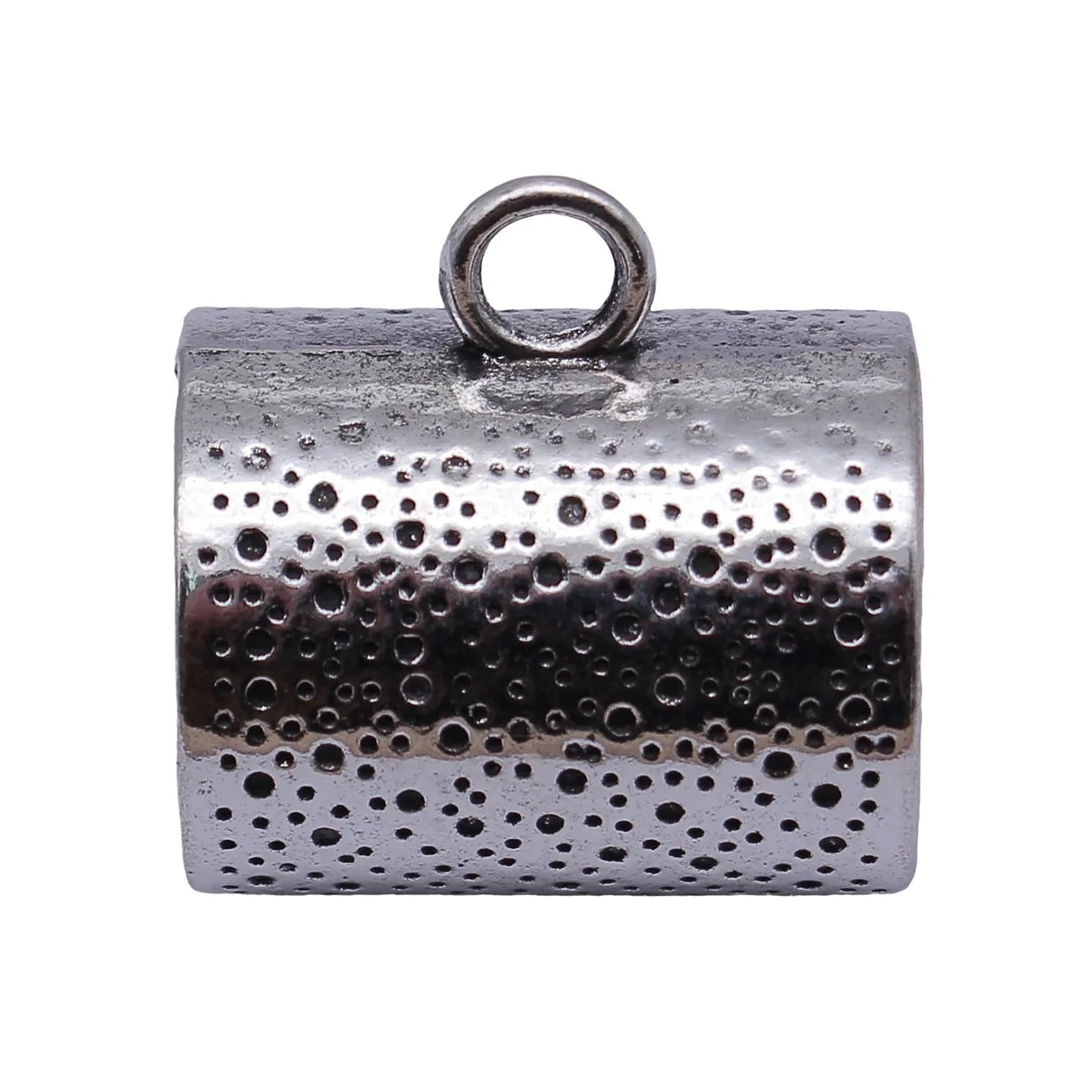 33x31x25mm 18.7g Antique Silver Zinc Alloy Dimpled Scarf Buckle Jewelry Finding for DIY Scarf Accessory