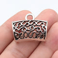 32x26x18mm 7.3g Multicolor Zinc Alloy Hollow Scarf Buckle Jewelry Findings for DIY Accessory Making