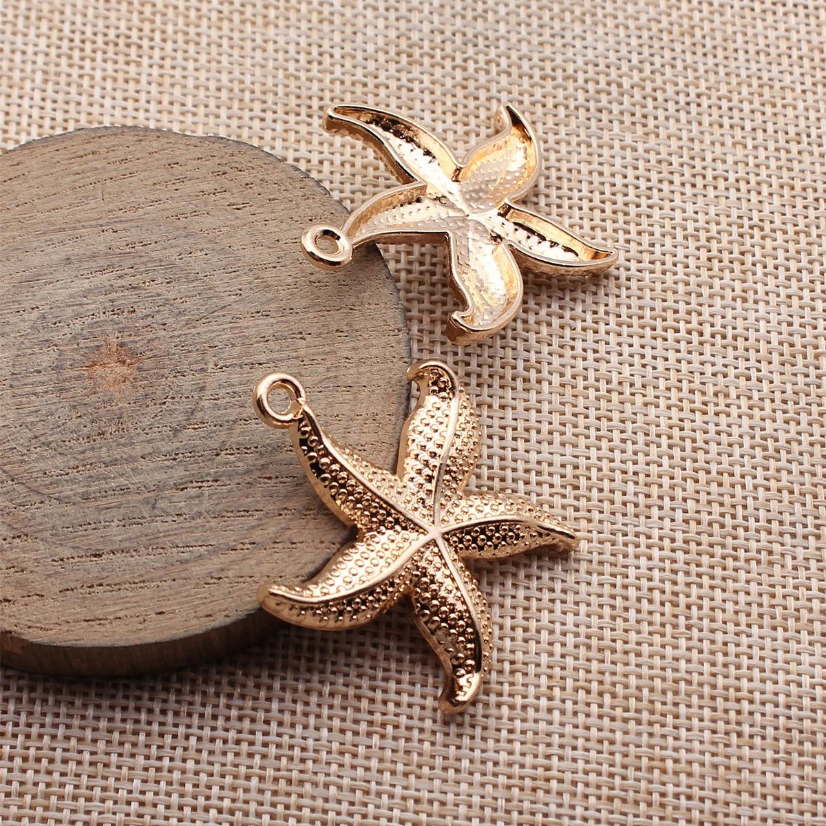 39x34mm 6.1g Multicolor Zinc Alloy Starfish Charm Pendant for DIY Necklace and Beach Jewelry Making