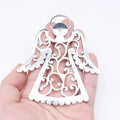 89x80mm 27g Multicolor Zinc Alloy Large Angel Charm Pendant for DIY Necklace Pendant Jewelry Making