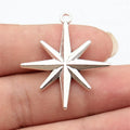 39x35mm 5.6g Multicolor Zinc Alloy Large Starburst Charm Pendant for DIY Necklace Bracelet Making