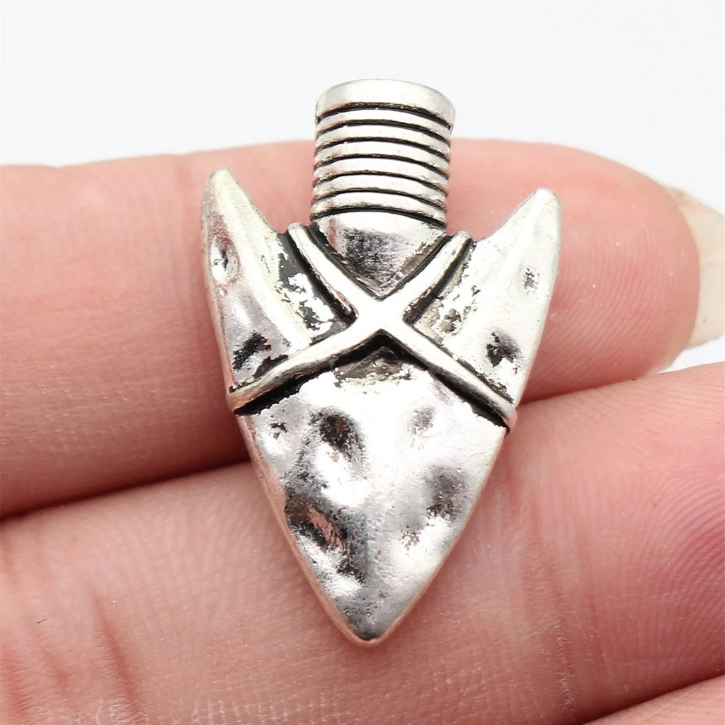 31x20x7.5mm 8.8g Multicolor Zinc Alloy Arrow Charm Pendant for DIY Necklace Bracelet Making