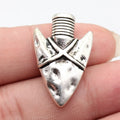 31x20x7.5mm 8.8g Multicolor Zinc Alloy Arrow Charm Pendant for DIY Necklace Bracelet Making