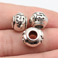 14x12x9.6mm 3.9g Antique Silver Zinc Alloy OM Symbol Spacer Beads for DIY Bracelet Jewelry Making