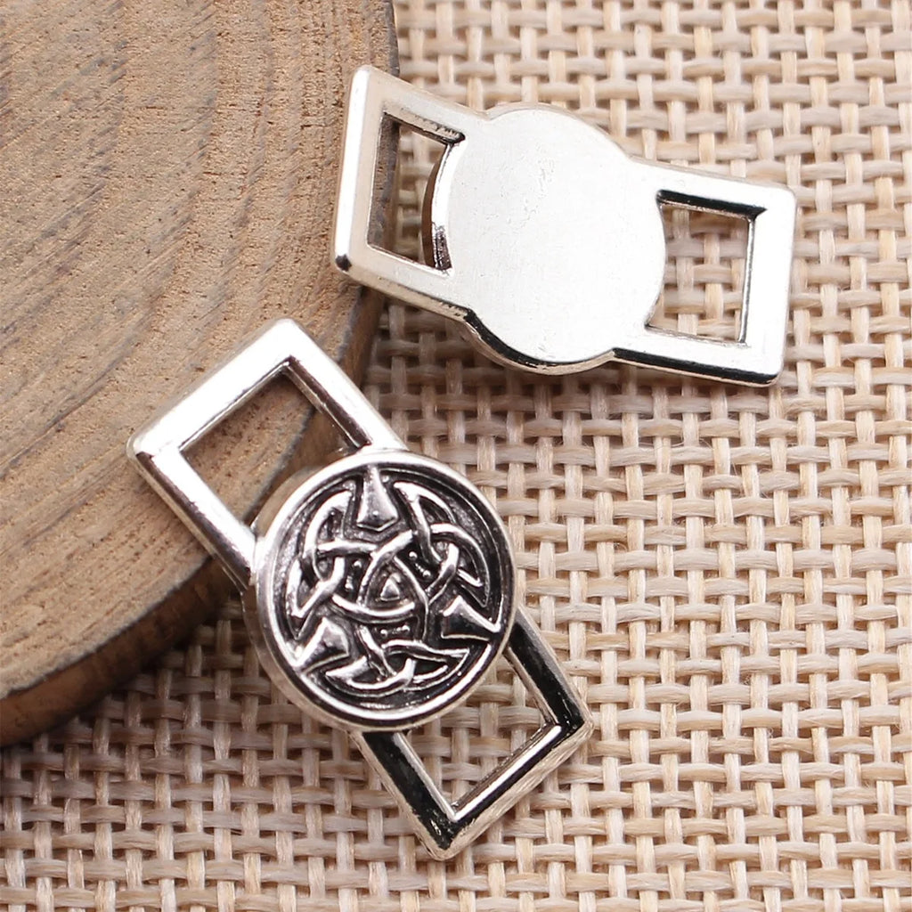 24x12mm 2g Antique Silver Zinc Alloy Celtic Knot Connector Charm for DIY Bracelet Making