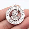 40x35mm 10.1g Multicolor Zinc Alloy Ancient Egyptian HURGHADA Souvenir Charm Pendant for DIY Jewelry