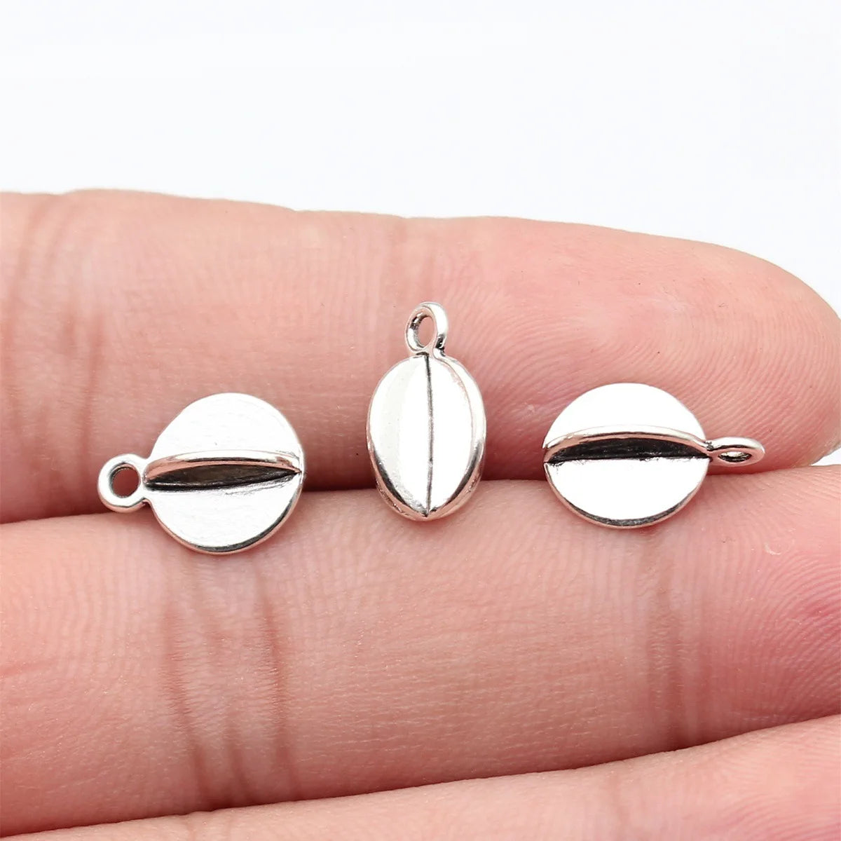 13x10x9.2mm 0.94g Multicolor Zinc Alloy Faceted Geometric Round Charm Pendant for Jewelry Making
