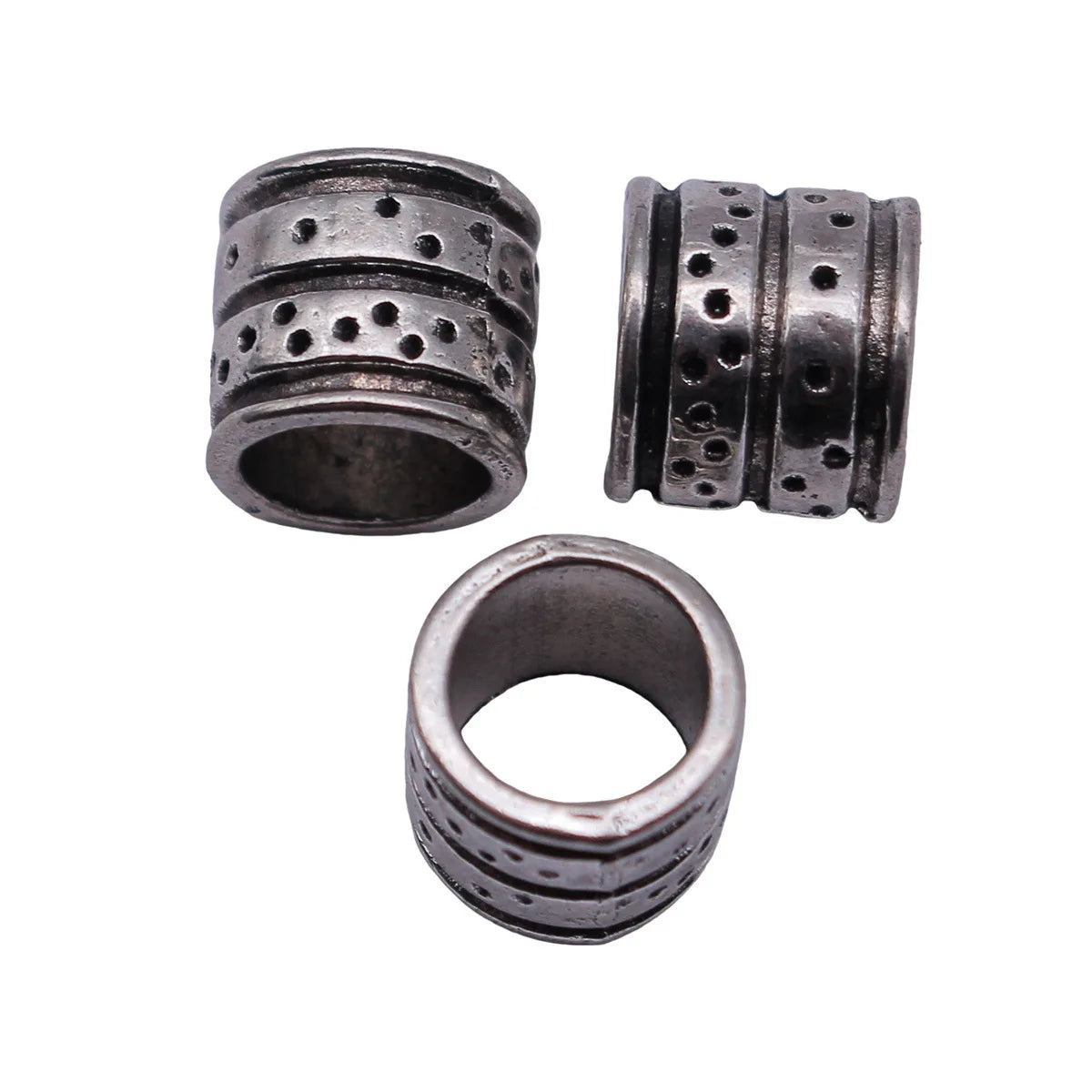 9x8.8x8.3mm 1.1g Antique Silver Zinc Alloy Irregular Pitted Texture Spacer Beads for Bracelet Jewelry Making