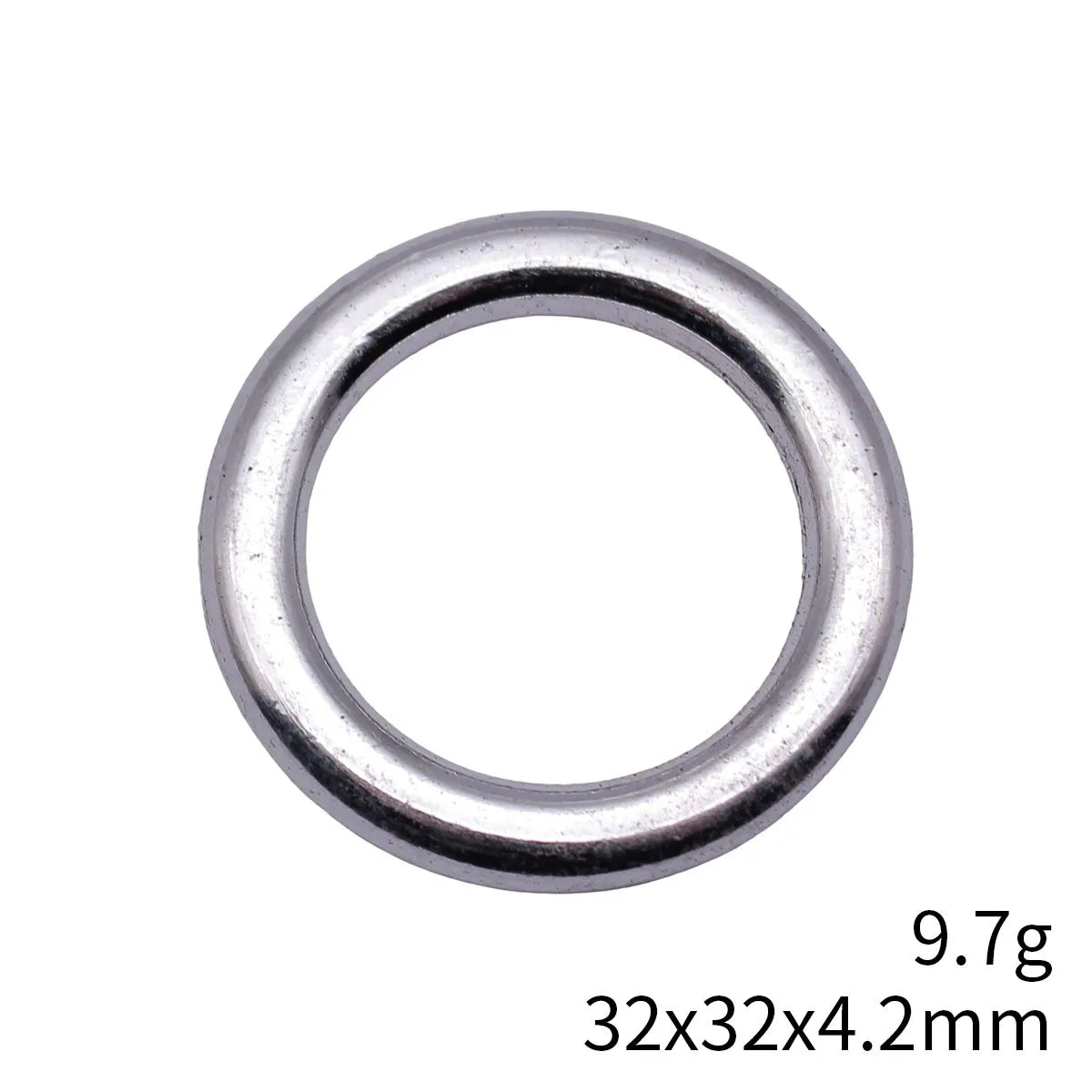 32x32x4.2mm 9.7g Antique Silver Zinc Alloy Round Ring Connector Charm Jewelry Findings for DIY Bracelet Making