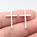 25x15mm 1.3g Antique Silver Zinc Alloy Cross Charm Pendant for DIY Bracelet Necklace Jewelry Making