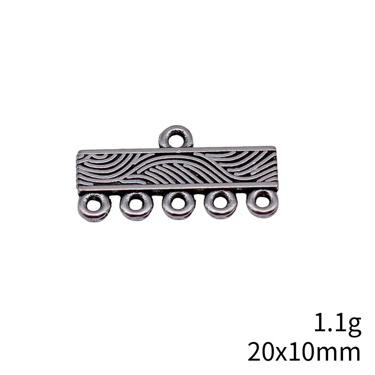 20x10mm 1.1g Antique Silver Zinc Alloy Earring Connector Charm Jewelry Findings for DIY Earrings