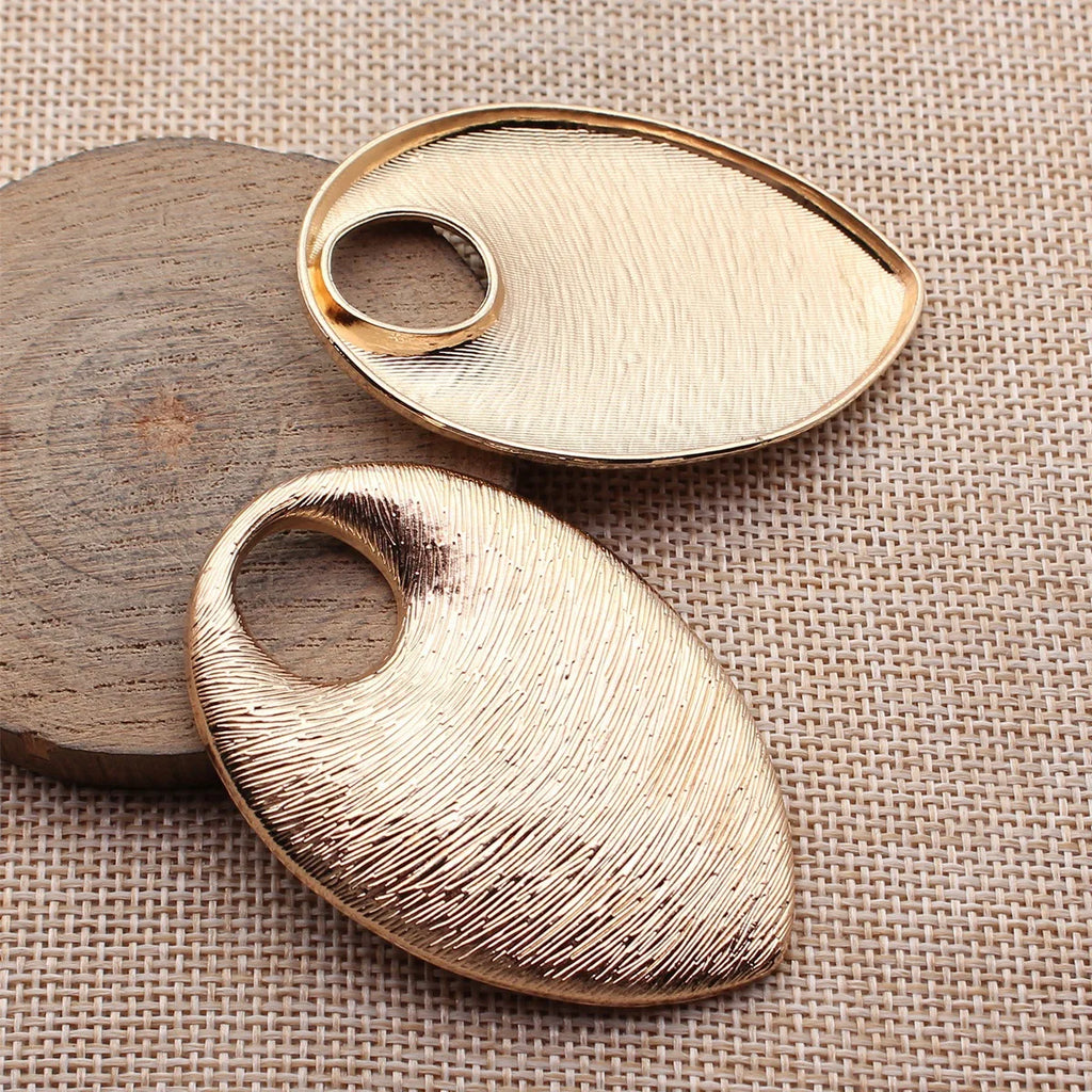 62x42mm 12g Multicolor Zinc Alloy Inverted Teardrop Charm Pendant for Necklace Earring Jewelry Making