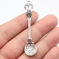 69x14mm 2.9g Antique Silver Zinc Alloy Spoon Charm Pendant for DIY Necklace Bracelet Jewelry