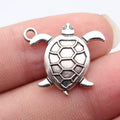 23x21mm 1.9g Multicolor Zinc Alloy Sea Turtle Charm Pendant for DIY Necklace Bracelet Making