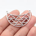 47x32mm 4.6g Vintage Zinc Alloy Hollow Charm Pendants for DIY Bracelet Necklace Jewelry Making