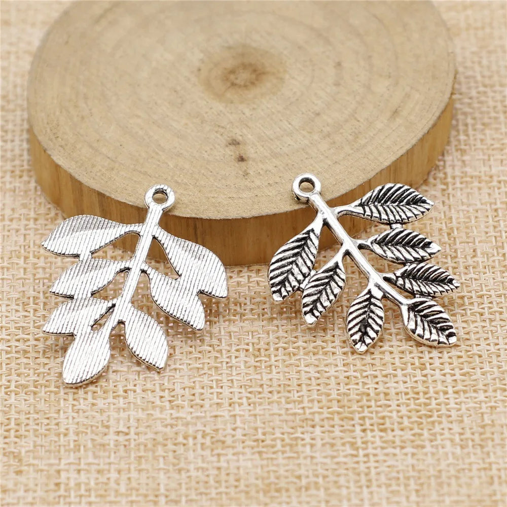 34x28mm 2.3g Multicolor Zinc Alloy Tree Branch Charm Pendant for DIY Necklace Bracelet Jewelry