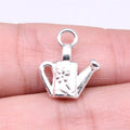 18x15mm 2g Antique Silver Zinc Alloy Watering Can Charm Pendant for DIY Necklace Bracelet Making