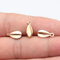 14x7x7mm 0.74g Multicolor Zinc Alloy Faceted Geometric Teardrop Charm Pendant for DIY Jewelry